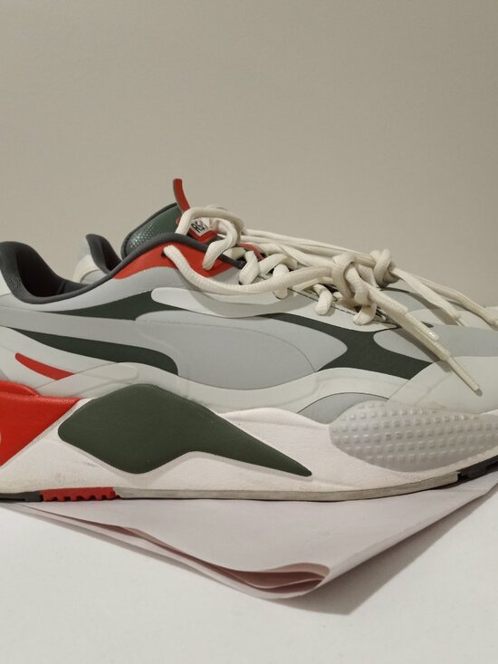 PUMA RS-G GOLF SHOES WHITE GREY RED MEN\'S SIZE 13 main image 4